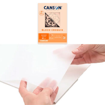 Papel Manteiga A4 40g - 50 folhas - Canson - Papel Impressora
