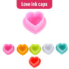 Batoque LOVE INK CORAÇÃO SILICONE - Medio