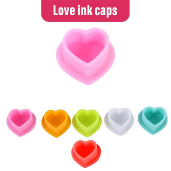 Batoque LOVE INK CORAÇÃO SILICONE - Medio