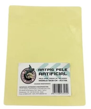 Pele Artificial para Treino de Tatuagem em Silicone - Art Pig