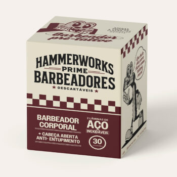 Barbeador descartável para tatuagem - Hammer Works