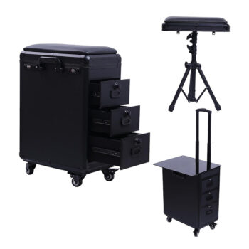 Estojo carrinho multifuncional de tatuagem profissional