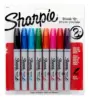 Marcador Permanete Blister C/8 - Sharpie Brush Tip