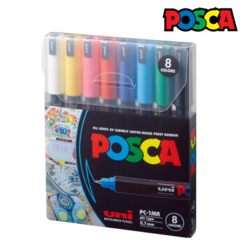 Kit Posca Estojo com 8 Cores